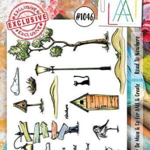 AALL and Create Stamp Set- Road To Nowhere-1046