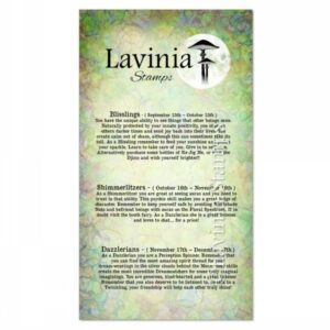 Lavinia Moon Signs Stamp LAV832