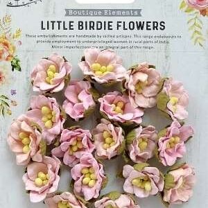 Little Birdie Butter Cup Pearl Pink 18Pc
