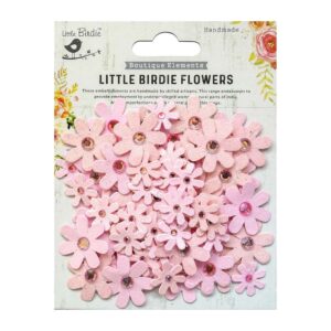 Little Birdie Sparkle Florettes Pearl Pink 80Pc