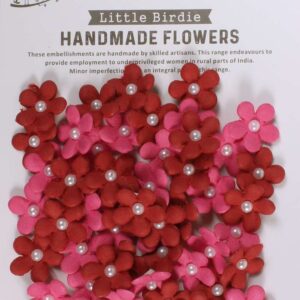 Janice Poppies And Roses 50pc Little Birdie