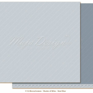 Monochrome Shades of Miles - Steel Blue