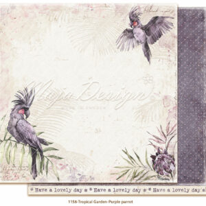 Maja Design Tropical Garden - Purple parrot