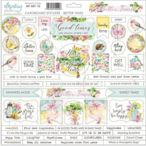 Mintay, Better Times 10 Cardstock sticke