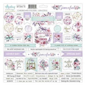 Mintay Graceful 10 Cardboard Stickers