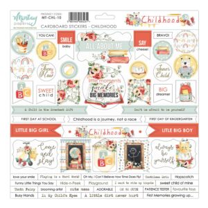 Mintay Childhood 10 Cardboard Stickers