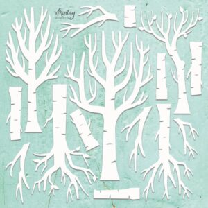 Mintay Chipboard - Decor Trees