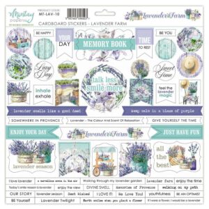 Mintay Lavender Farm 10 Cardboard stikers