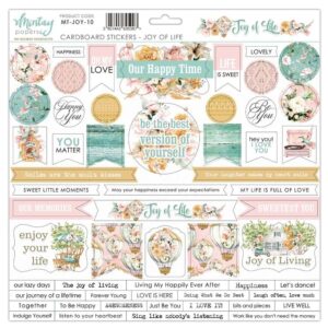 Mintay Joy of Life 10 Cardboard stikers