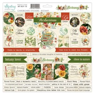 Mintay Botany 10 Cardboard stickers