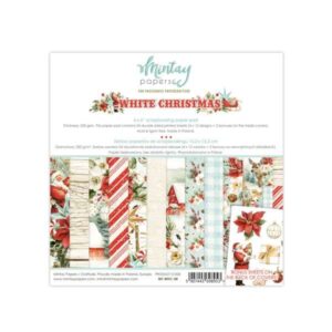Mintay White Christmas 08 6x6 Blokk