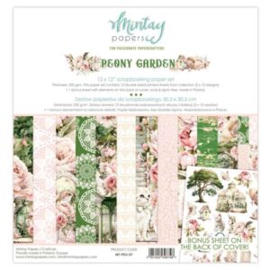 Mintay Peony Garden 07 12x12 Blokk