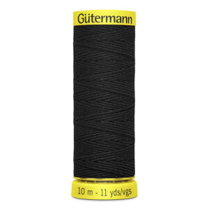Gütermann Elastisk sytråd sort 4017