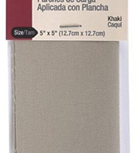 Strykelapp Demin Khaki Twill