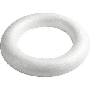 Isoporring med flat bakside 35cm