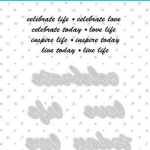StudioLight- C and E Die Cut Stencil Essentials nr.183