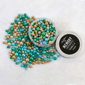 Prima- Memory Hardware Glass Pearl, Gilded
