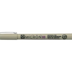 Sakura Pigma Micron 03 – 0,35mm – 49 Sort