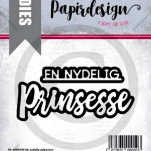 Papirdesign Dies En nydelig prinsesse