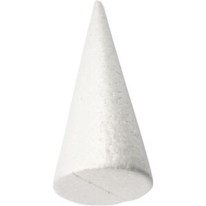 Isoporkjegle H:35cm D:16cm