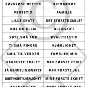 Papirdesign klistremerke Lille skatt