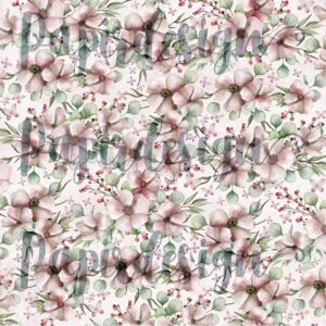 Papirdesign Vårtegn, Blomsterfryd rosa