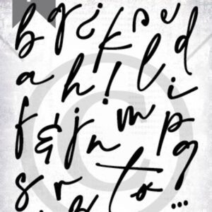 Papirdesign Stempel Alfabet