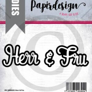 Papirdesign Dies - Herr og Fru