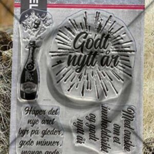 Papirdesign Stempel Godt nytt år