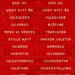 Papirdesign klistremerke Juleeventyr