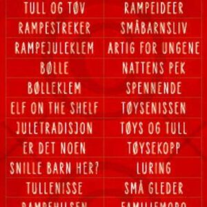 Papirdesign klistremerke Rampenissen