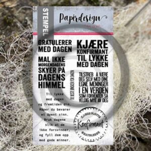 Papirdesign stempel Dagens himmel