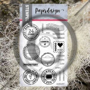 Papirdesign stempel Du er enestående