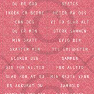 Papirdesign klistremerke Suss og muss