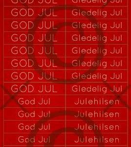Papirdesign Klistremerke Jul