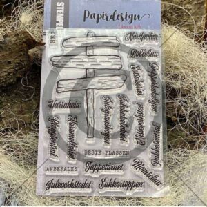 Papirdesign Stempel Skilt