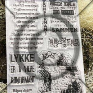 Papirdesign Stempel Livet skjer