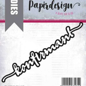 Papirdesign Dies - Konfirmant 8