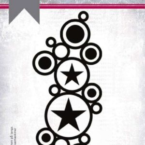 Papirdesign Dies - Sirkler og stjerner