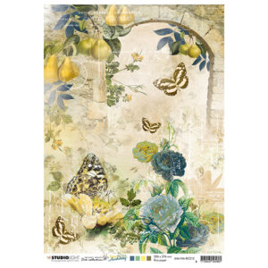 Studio Light rispapir A4 Butterflies