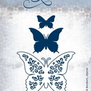 Papirdesign Dies - Sommerfugl