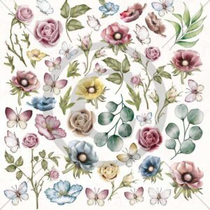 Papirdesign - Verdifull - Blomsterklipp