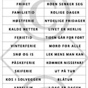 Papirdesign klistremerke Fritid