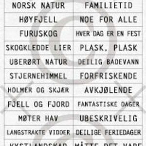 Papirdesign klistremerke Vakkert