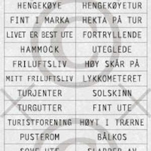 Papirdesign klistremerke Hengegøy