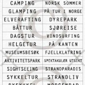 Papirdesign klistremerke Aktiviteter