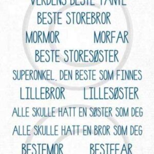 Papirdesign klistremerke Familie