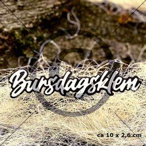 Papirdesign Bursdagsklem 4