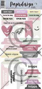 Papirdesign Klistremerker Tag Vipps 1