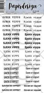 Papirdesign Klistremerker Vipps